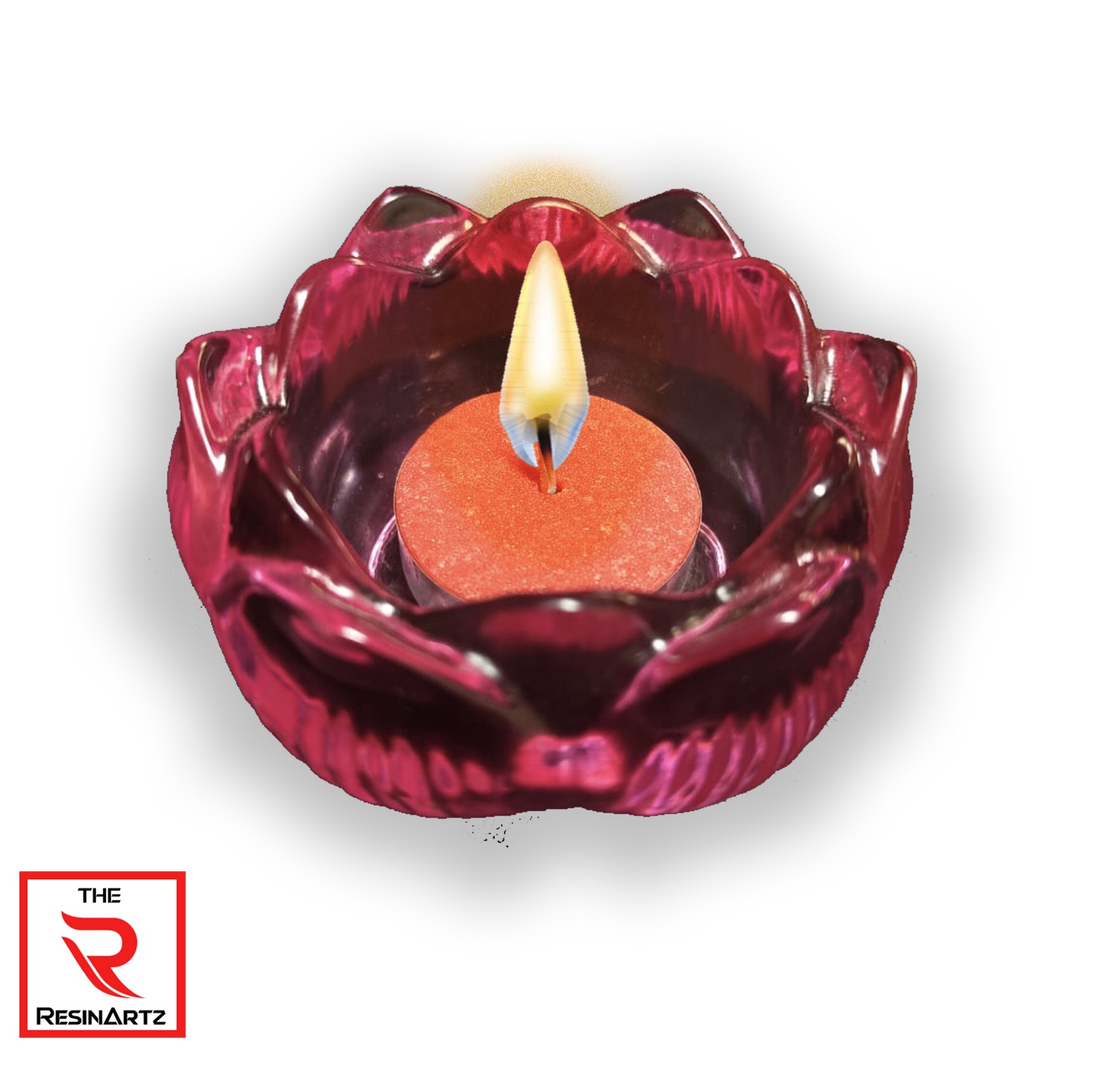 FLOWER Inspired | Tea Light Holder | Epoxy Resin