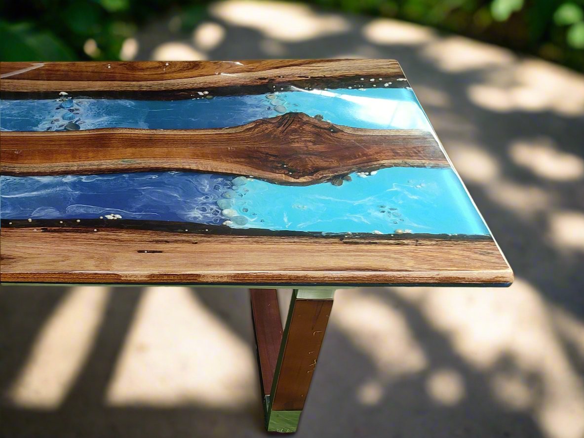 RECTANGLE | CAUVERY River Central Table | Epoxy Resin