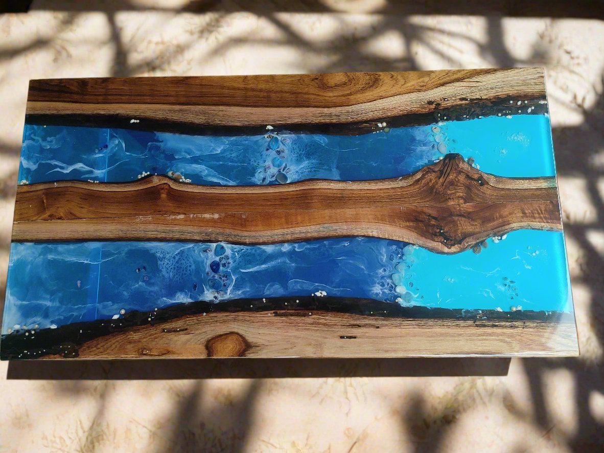 RECTANGLE | CAUVERY River Central Table | Epoxy Resin