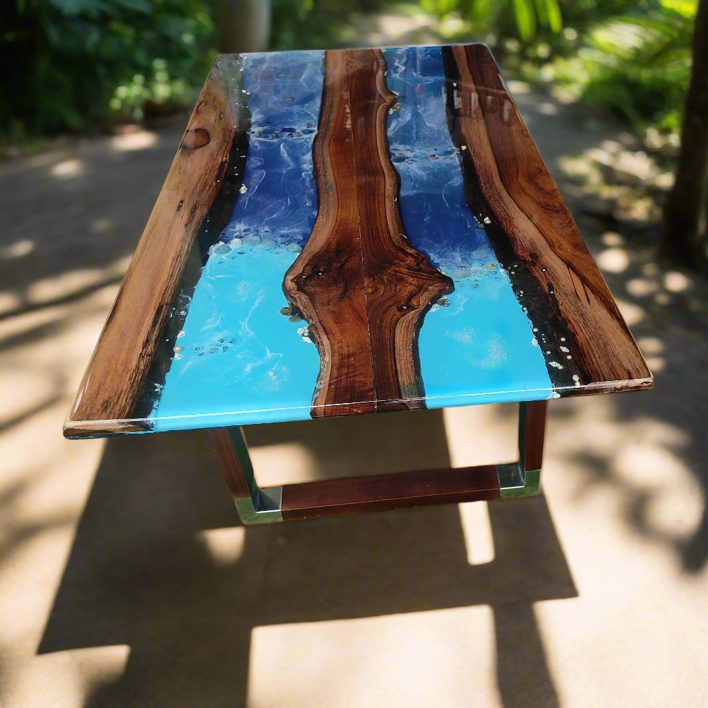 RECTANGLE | CAUVERY River Central Table | Epoxy Resin