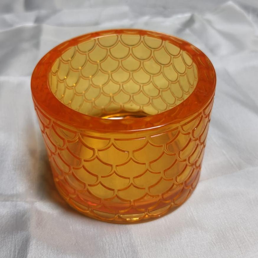 BIG | Cylinderical Planter | Translucent | Epoxy Resin