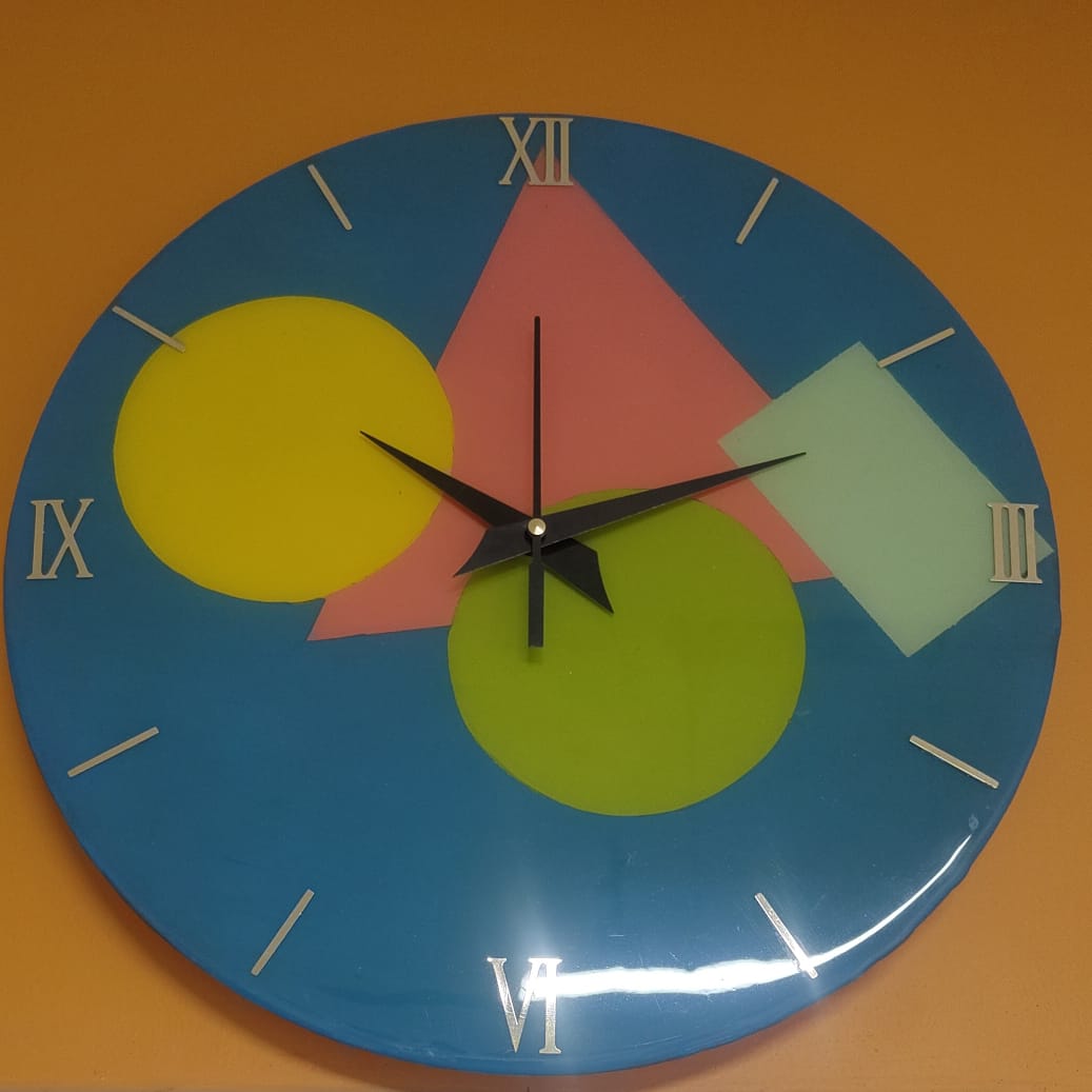Clocks 12 inch | Abstract Design |Epoxy Resin