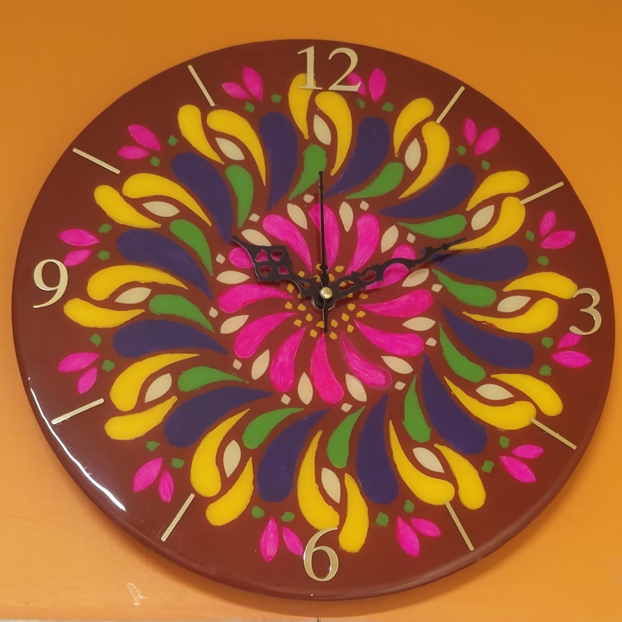 Clocks 12 inch |Mandala Design |Epoxy Resin