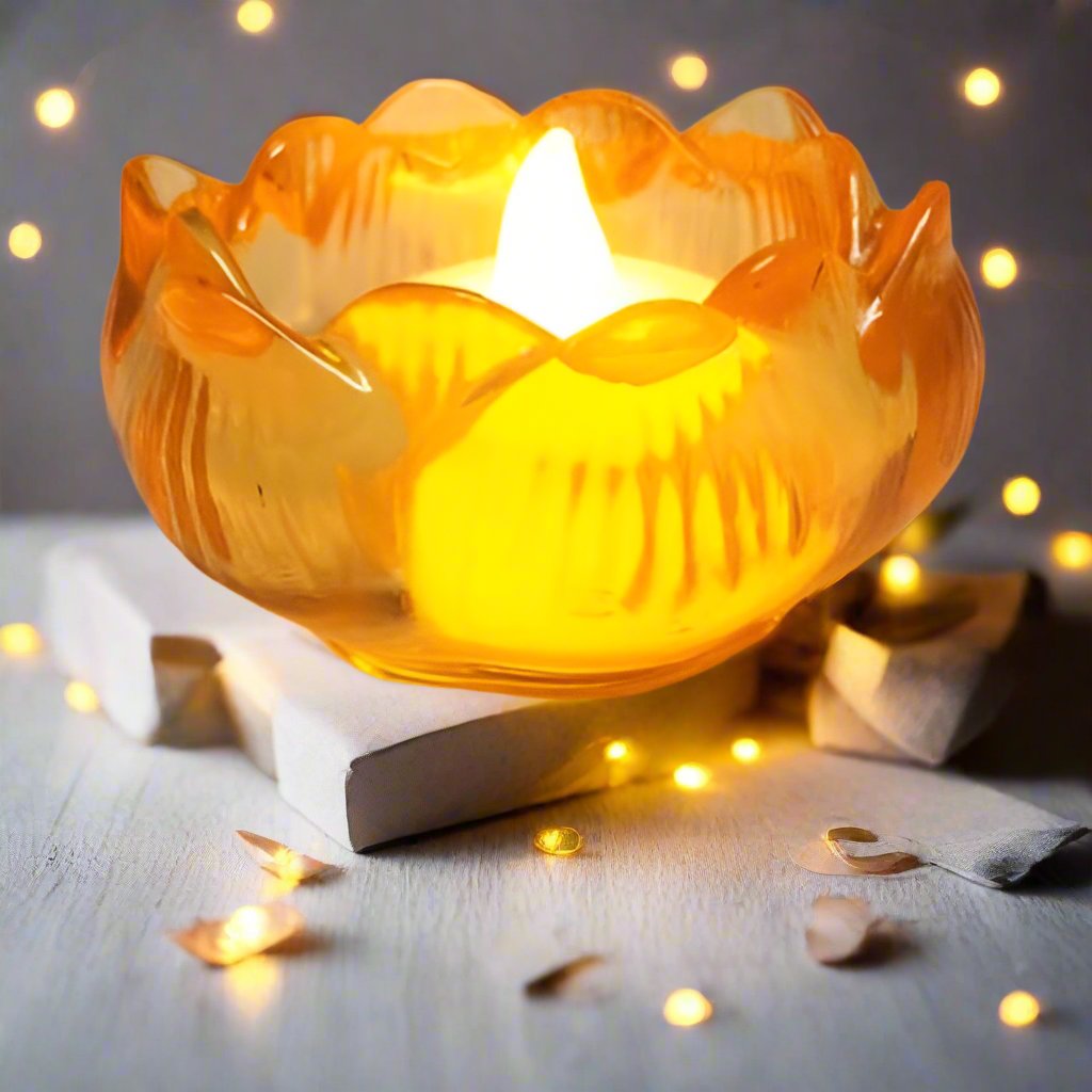 FLOWER Inspired | Tea Light Holder | Epoxy Resin